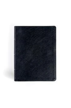 CSB Study Bible, Large Print, Digital Study Edition, Black LeatherTouch, Red Letter, Study Notes, Articles, Word Studies, Illustrations, Outlines, Timelines, Easy-to-Read Bible Serif Type