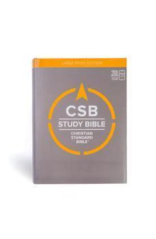 CSB Study Bible, Large Print, Digital Study Edition, Hardcover, Red Letter, Study Notes, Easy-to-Read Bible Serif Type