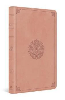 ESV Thinline Bible, Red Letter (TruTone, Pink, Emblem Design)