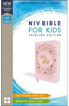 NIV, Bible for Kids, Flexcover, Pink/Gold, Red Letter Edition, Comfort Print: Thinline Edition