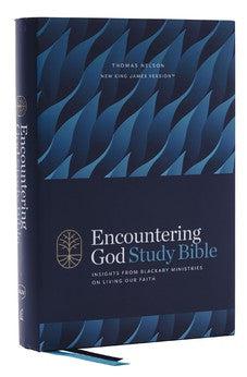 NKJV Encountering God Study Bible (Hardcover, Red Letter)